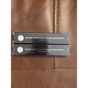 Docolor Waterproof Eyeliner‎ Precise All Day Black Eyeliner Liquid set of 2 new